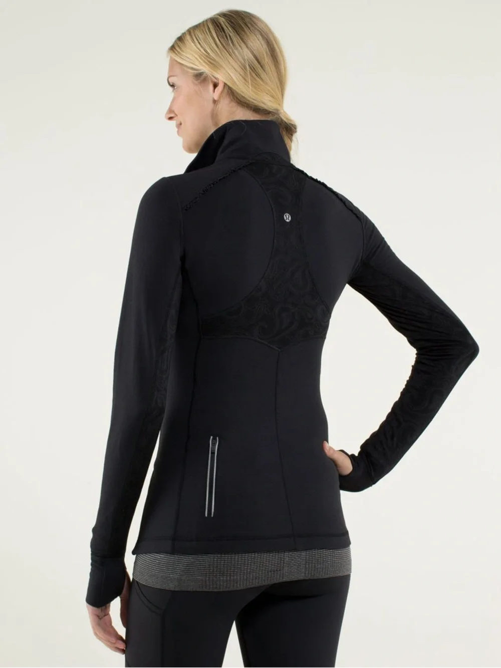 Lululemon Star Runner Long-Sleeve Black Half-Zip Athletic Top